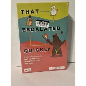 That Escalated Quickly Board Card Party Game, Exploding Kittens Sealed New